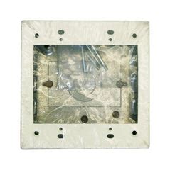 legrand square steel 2 gang electrical box|legrand double gang box.